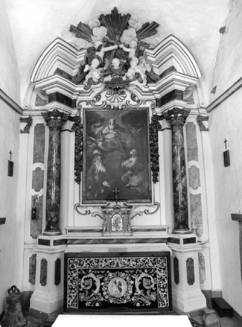 Madonna con Bambino in gloria tra San Martino Vescovo e Santa Caterina d' Alessandria - Gaiole in Chianti, Siena